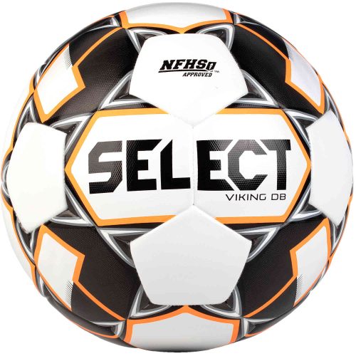 Select NFHS Viking DB v20 Match Soccer Ball - White & Black with Orange