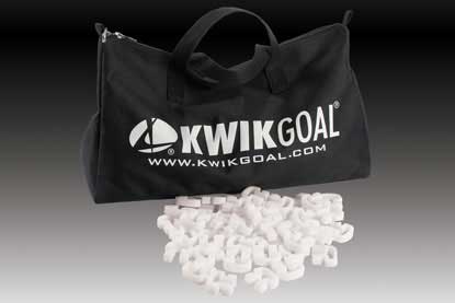 KwikGoal Kwik Lock Carry Bag & Net Clips - 500 Pack