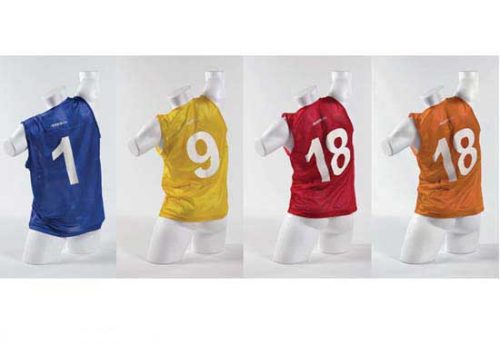 KwikGoal Numbered Tryout Vests - Set of 18