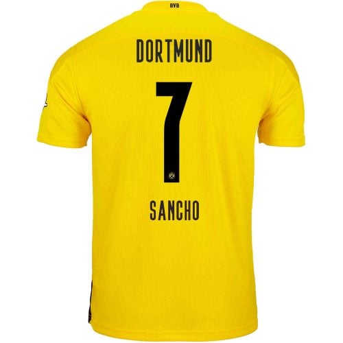 2020/21 Kids PUMA Jadon Sancho Borussia Dortmund Home Jersey