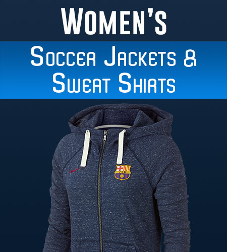 Women's Soccer Jackets and Women's Soccer Sweatshirts