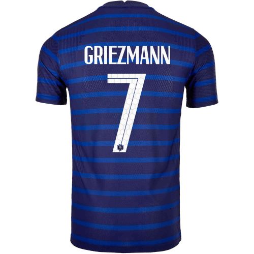 2020 Nike Antoine Griezmann France Home Match Jersey