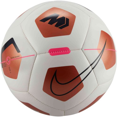 Nike Mercurial Fade Soccer Ball - White & Metallic Copper with Off Noir