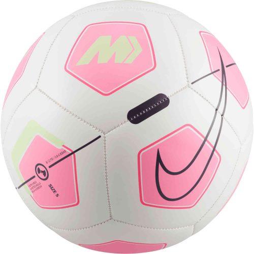 Nike Mercurial Fade Soccer Ball - White & Pink Spell with Barely Volt