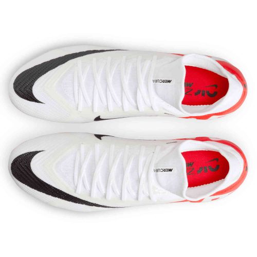Nike Zoom Mercurial Superfly 9 Pro FG - Bright Crimson & White with Black