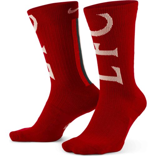 Nike Liverpool Crew Socks - Gym Red/Fossil