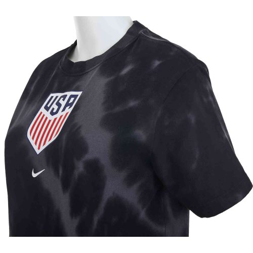 Womens Nike USA Crest Wash Tee - Anthracite/Black/White