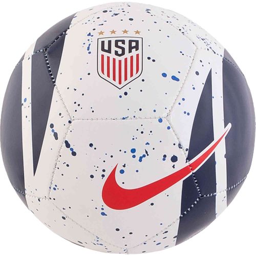 Nike USA Skills Ball - White & Loyal Blue with Speed Red