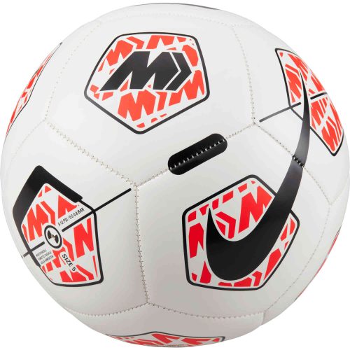 Nike Premier League Mercurial Fade Soccer Ball - White & Bright Crimson with Black