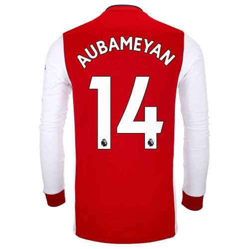 2021/22 adidas Pierre-Emerick Aubameyang Arsenal L/S Home Jersey