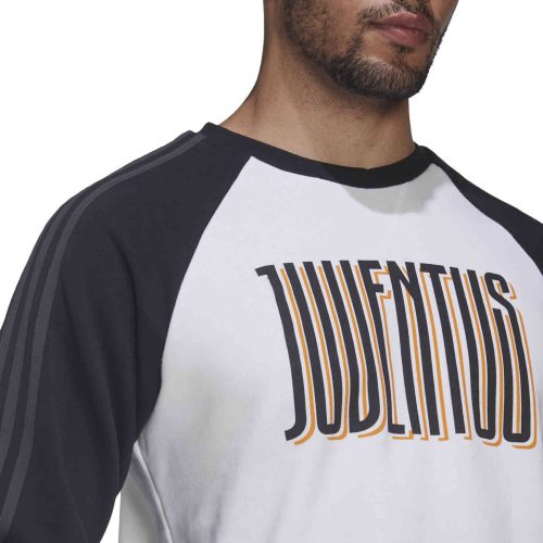 adidas Juventus Graphic Crew Sweatshirt - Black/White