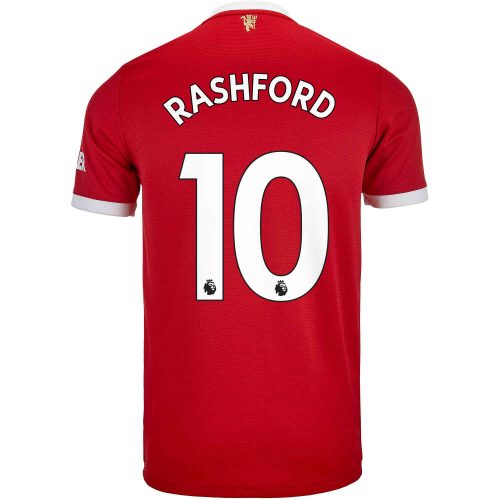 2021/22 Kids adidas Marcus Rashford Manchester United Home Jersey