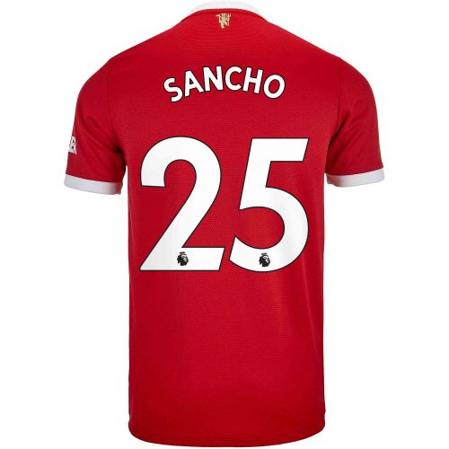 2021/22 Kids adidas Jadon Sancho Manchester United Home Jersey