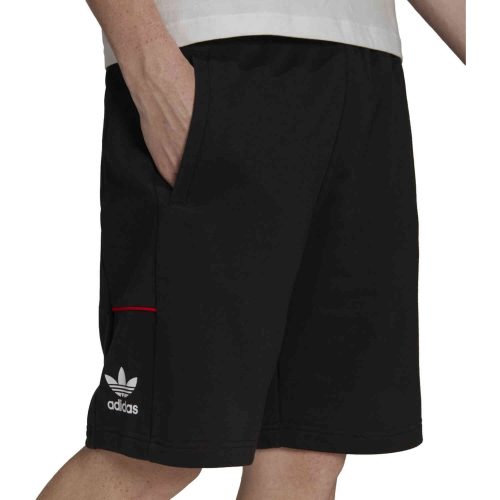 adidas Originals Manchester United French Terry Shorts - Black