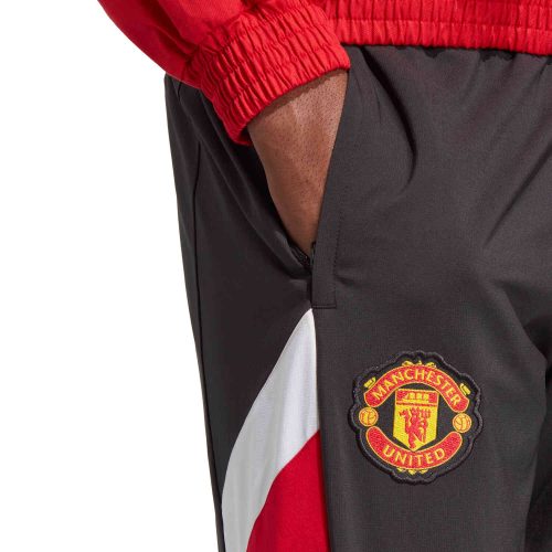adidas Manchester United Icons Woven Pants - Black