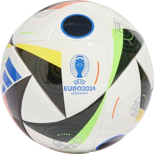 adidas Euro24 Mini Soccer Ball - White & Black with GloBlu