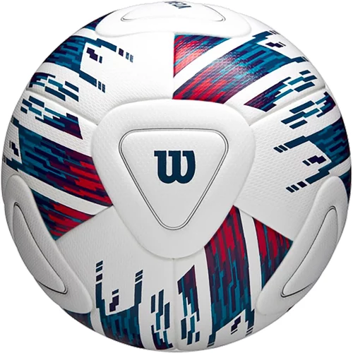 Wilson Veza Soccer Ball - White & Blue with Red